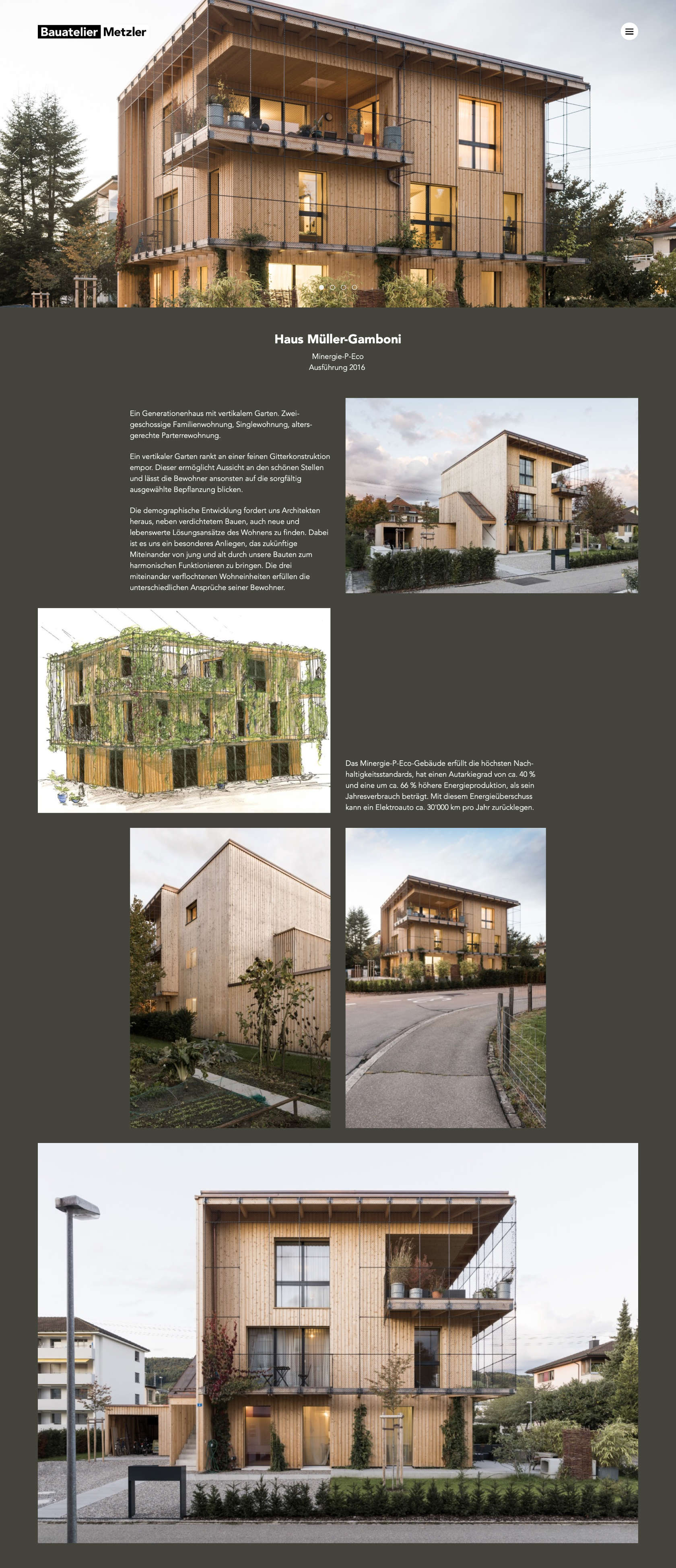 Projekt Bauatelier Metzler